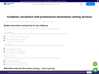 Expert Dissertation Writing Services - Your Academic Success | Dissert