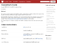 Committer's Guide | FreeBSD Documentation Portal