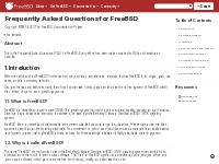 Frequently Asked Questions for FreeBSD | FreeBSD Documentation Portal