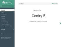 Gantry 5 | Gantry Documentation