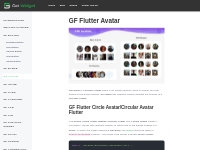 How to create Flutter circle avatar widget with example code