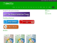 English documentation | LibreOffice Documentation - LibreOffice User G
