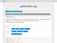 gothclubs.org Ownership Information and DNS Records