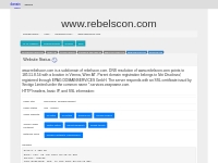 www.rebelscon.com Ownership Information and DNS Records