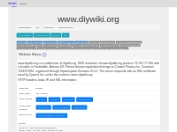 www.diywiki.org Ownership Information and DNS Records