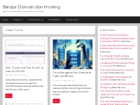 Tutorial - Belajar Domain dan Hosting