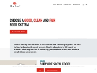 Homepage - Slow Food Donation