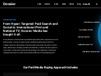 Paid Media Buying | Dossier Media