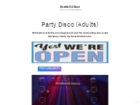 Party Disco (Adults)   Double DJ Disco