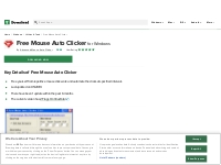 Free Mouse Auto Clicker for Windows - Free download and software revie