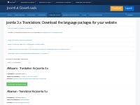 Joomla 3.x Translations: Download the language packages for your websi