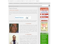 Panel of Doctors    Dr. Bidani s Centre for Homoeopathy