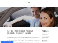 Top Tips for Finding the Best Driving School in Toronto - DRIVING 101 
