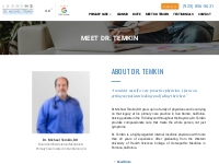 About Dr. Temkin internal medicine doctor San Ramon, CA