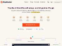 Duplicator Pro: Official Home of the #1 WordPress Migrate and Backup P