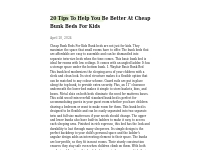 20 Tips To Help You Be Better At Cheap Bunk Beds For Kids   dustplain0