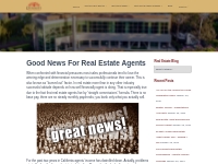 Good News For Real Estate Agents | Real Estate In Rancho Cucamonga, Ca