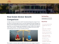 Real Estate Broker Benefit Comparison | Real Estate In Rancho Cucamong