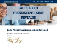 Facts About Frankincense shop Revealed