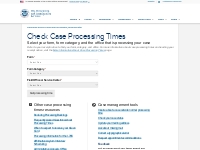  Processing Times