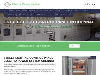 Street Light Control Panel in Chennai