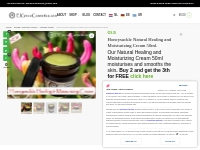 Honeysuckle Natural Healing and Moisturizing Cream - EL GRECO COSMETIC