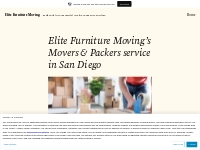Elite Furniture Moving s Movers   Packers service in San Diego   Elite