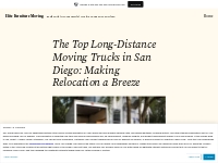 The Top Long-Distance Moving Trucks in San Diego: Making Relocation a 