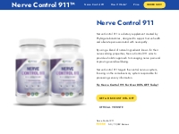 Nerve Control 911® Supports Nerve Health | Official Website