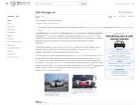 Self-driving car - Wikipedia