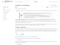 Coefficient of relationship - Wikipedia