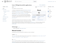 List of Wikipedia mobile applications - Wikipedia