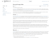 Personal Storage Table - Wikipedia