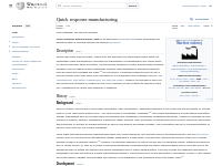 Quick response manufacturing - Wikipedia