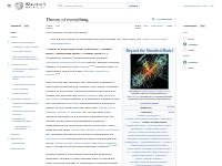 Theory of everything - Wikipedia