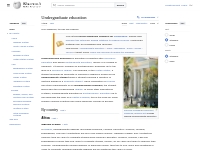 Undergraduate education - Wikipedia