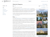 Whitefield, Bangalore - Wikipedia