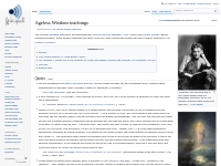 Ageless Wisdom teachings - Wikiquote