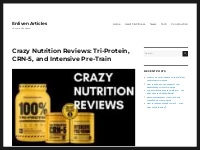 Crazy Nutrition Reviews | Branded Supplements and Their USP