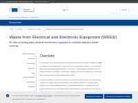 Waste from Electrical and Electronic Equipment (WEEE) - European Commi