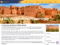 4 Days tour from Fes to Marrakech - Epic Morocco Travel