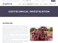Geotechnical Investigation Company in India - Epitome