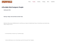 Affordable Website Designers Jalandhar Punjab