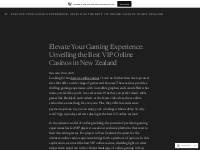 Elevate Your Gaming Experience: Unveiling the Best VIP Online Casinos 