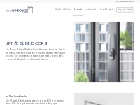 Lift   Slide Doors   Euro Windows USA