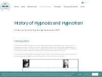 History of Hypnosis | IAEBP