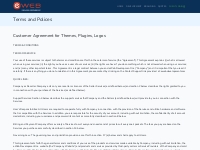 eWeb Development Inc. - Customer Agreement for Themes, Plugins, Logos