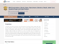 NDA Examinations | Result, Dates, Selection, Admit Card