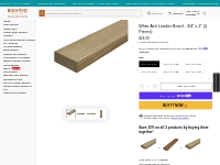        White Ash Chopping Board Blocks/ Lumber Boards - 3/4  x 2  (4 P