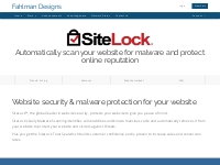 SiteLock Website Security - Fahlman Designs